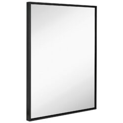 Part # 608 Black Frame Wall Mirror